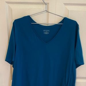 Lane Bryant Perfect Sleeve V Neck Tee 22/24